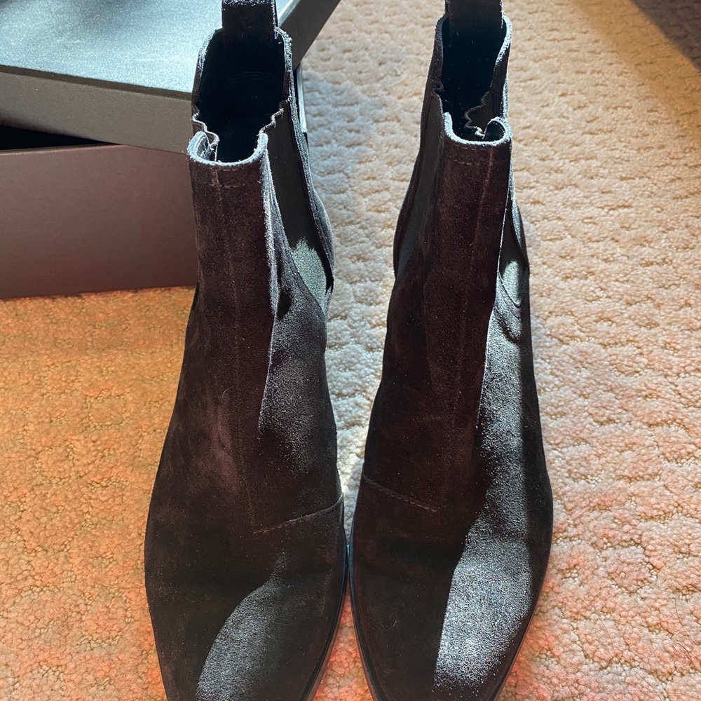 Rag & Bone Black Suede Walker Booties - image 4